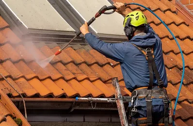 Démoussage et hydrofuge de toiture à Busloup